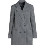 Chaquetas grises de viscosa de traje  rebajadas manga larga con rayas ONLY talla XS para mujer 