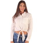 Camisas blancas de algodón rebajadas ONLY talla L para mujer 