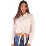 Camisas blancas de algodón rebajadas ONLY talla XL para mujer 