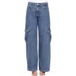 Jeans cargo azules de algodón rebajados de verano ONLY para mujer 