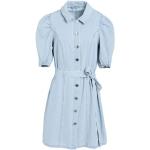 Vestidos azul marino de algodón de manga corta manga corta ONLY talla XS de materiales sostenibles para mujer 