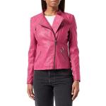 Only Onlava Faux Leather Biker Otw Noos Chaqueta, Cerise, 46 Mujer