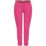Pantalones chinos rosas ancho W36 ONLY con cinturón para mujer 