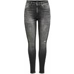 Jeans stretch negros de denim Tencel ONLY Blush rotos talla XS para mujer 