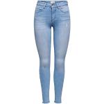 ONLY Onlblush Mid SK R Rea4347 Petit Noos Jeans, Mezclilla De Color Azul Claro, S para Mujer