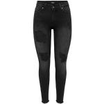 Pantalones pitillos negros rebajados ONLY Blush raw talla XL para mujer 