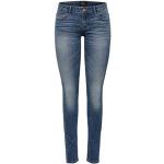 ONLY Onlcoral Superlow Skinny Fit Jeans, Dark Blue Denim, 27W / 32L para Mujer