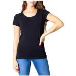 Camisetas negras de cuello redondo con cuello redondo ONLY Onllive talla M para mujer 
