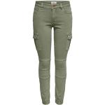 Jeans cargo verdes ancho W40 ONLY para mujer 