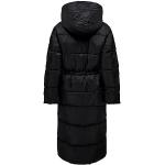 Abrigos negros de sintético de invierno rebajados acolchados ONLY talla XL para mujer 