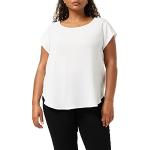 Only Onlvic S/S Solid Top Noos Wvn, Camiseta Mujer, Blanco, 38