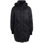 Abrigos negros de nailon con capucha  manga larga acolchados ONLY talla XS para mujer 