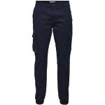 Pantalones cargo azul marino de algodón rebajados ancho W32 Only & Sons para hombre 