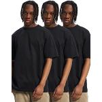 Camisetas negras de algodón de cuello redondo con cuello redondo Only & Sons talla M para hombre 