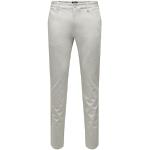 Pantalones chinos beige ancho W32 Only & Sons para hombre 