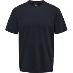 Camisetas orgánicas azul marino de algodón de manga corta con cuello redondo Only & Sons talla M de materiales sostenibles para hombre 