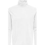 Camisetas blancas de algodón de cuello redondo rebajadas manga larga con cuello redondo Only & Sons talla XL para hombre 