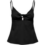 Tops negros de poliester sin mangas ONLY talla L para mujer 