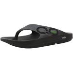 OOFOS Sandalia Ooriginal Sport - Calzado Ligero de recuperación - Grafito Negro - EU44