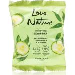 Oriflame Love Nature Green Tea & Cucumber jabón sólido con ácido láctico 75 g