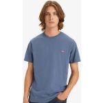 Camisetas estampada azules de algodón vintage LEVI´S Housemark talla L para hombre 