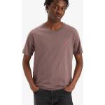 Camisetas estampada marrones de algodón con logo LEVI´S Housemark talla S para hombre 