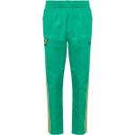 Pantalones estampados verdes de poliester con logo adidas Originals talla L de materiales sostenibles para hombre 