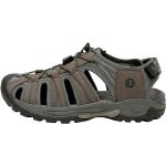 Sandalias grises de tejido de malla de senderismo de verano con velcro talla 36 para hombre 