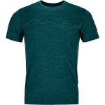 Camisetas verdes de tencel Tencel de manga corta manga corta Ortovox talla M de materiales sostenibles para hombre 