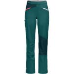 Pantalones verdes de merino de esquí Ortovox talla XS para mujer 