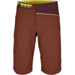 Pantalones cortos deportivos marrones de poliamida transpirables Ortovox talla L para hombre 