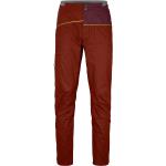 Pantalones orgánicos rojos de algodón de montaña Ortovox talla S de materiales sostenibles para hombre 