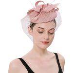 Sombreros rosas de poliester de fiesta  vintage para mujer 