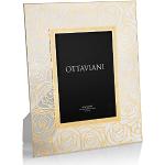 Ottaviani Portafotos de la colección Rose de cristal y hoja de oro Tecnología Gold Foil 13 x 18 cm