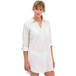 Camisetas deportivas blancas de verano marineras con rayas Oxbow talla XS para mujer 