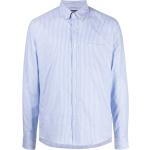 Camisas entalladas azules celeste de algodón marineras con logo Michael Kors para hombre 