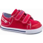 Sneakers rojos de lona con velcro Pablosky talla 21 