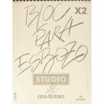 Pack 2 - Álbum Espiral Microperforado, A3, 100 Hojas, Guarro Esbozo, Grano Fino 90g