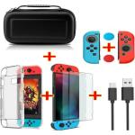 Pack 6x Accesorios Protectores Nintendo Switch