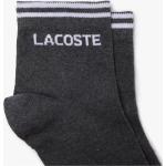 Calcetines deportivos grises de algodón cocodrilo Lacoste talla 42 