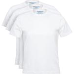 Camisetas blancas de algodón de manga corta manga corta con cuello redondo Prada talla XS para mujer 