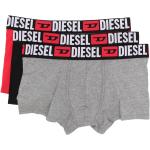 Calzoncillos negros de algodón con logo Diesel para hombre 
