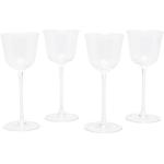Copas blancas de vidrio de cocktail 