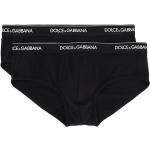 Calzoncillos negros de algodón con logo Dolce & Gabbana para hombre 