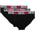 Calzoncillos negros de algodón con logo Diesel Andre para hombre 