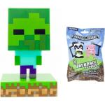 Pack Lámpara Minecraft Zombie + Figura Colgante - PALADONE