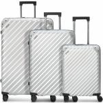Set de maletas plateado rebajadas 