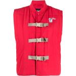 Chalecos acolchados rojos de poliester rebajados sin mangas con logo BILLIONAIRE BOYS CLUB talla S para mujer 