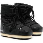 Botas negras de goma de piel  con cordones con logo Moon Boot talla 38 para mujer 