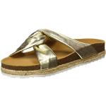 PAEZ Sandal Knot Gold, Sandalias con Punta Abierta Mujer, Dorado (Dorado 105), 37 EU